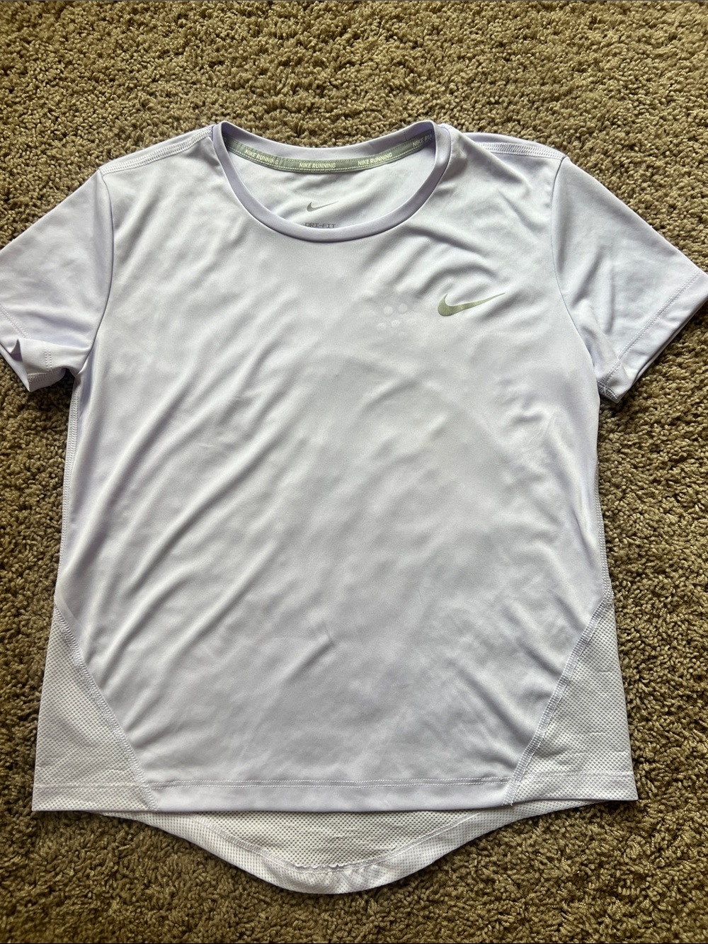 Women’s Nike Lavender Performance Short Sleeve Tee Size XS